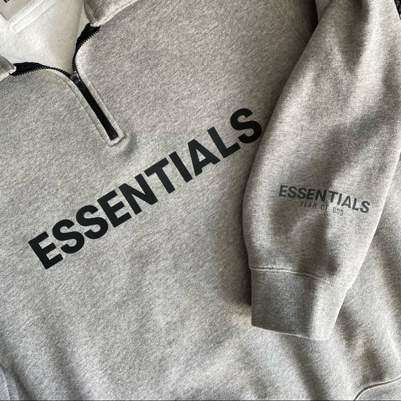 Fear Of God Essentials Quarter Zip Sweater-M - Picture 2 of 9